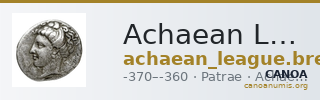 Achaean League Patrae Brett 1955 1183 — CANOA