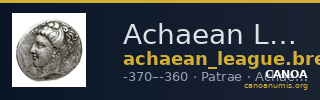 Achaean League Patrae Brett 1955 1183 — CANOA