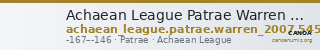 Achaean League Patrae Warren 2007 545-7 — CANOA