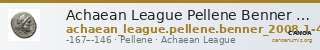 Achaean League Pellene Benner 2008 Pellene 1-4 — CANOA