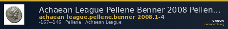Achaean League Pellene Benner 2008 Pellene 1-4 — CANOA