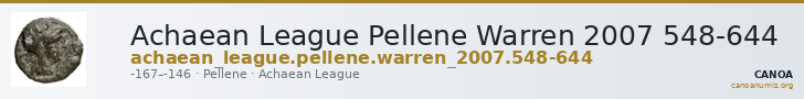 Achaean League Pellene Warren 2007 548-644 — CANOA