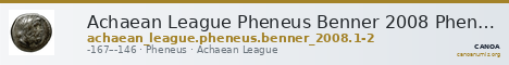Achaean League Pheneus Benner 2008 Pheneos 1-2 — CANOA