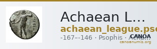 Achaean League Psophis Warren 2007 739-41 — CANOA