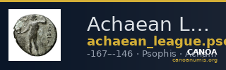 Achaean League Psophis Warren 2007 739-41 — CANOA