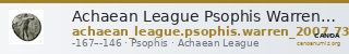 Achaean League Psophis Warren 2007 739-41 — CANOA