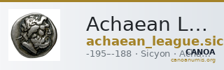 Achaean League Sicyon Benner 2008 Sikyon 1-3 — CANOA