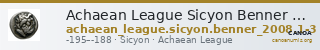 Achaean League Sicyon Benner 2008 Sikyon 1-3 — CANOA