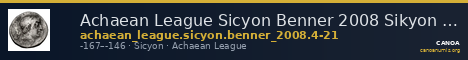 Achaean League Sicyon Benner 2008 Sikyon 4-21 — CANOA