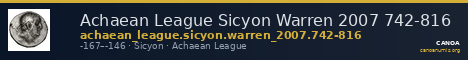 Achaean League Sicyon Warren 2007 742-816 — CANOA