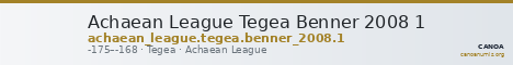 Achaean League Tegea Benner 2008 1 — CANOA