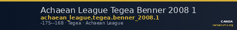 Achaean League Tegea Benner 2008 1 — CANOA