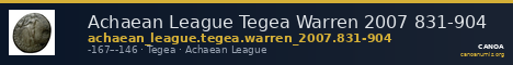 Achaean League Tegea Warren 2007 831-904 — CANOA