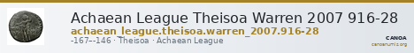 Achaean League Theisoa Warren 2007 916-28 — CANOA