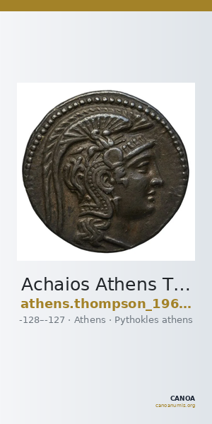 Achaios Athens Thompson 1961 411bis, 421-428 — CANOA