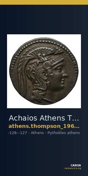 Achaios Athens Thompson 1961 411bis, 421-428 — CANOA