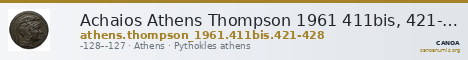 Achaios Athens Thompson 1961 411bis, 421-428 — CANOA