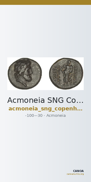 Acmoneia SNG Copenhagen Acmoneia 10-15 — CANOA