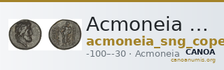 Acmoneia SNG Copenhagen Acmoneia 10-15 — CANOA