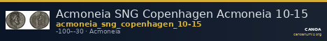 Acmoneia SNG Copenhagen Acmoneia 10-15 — CANOA