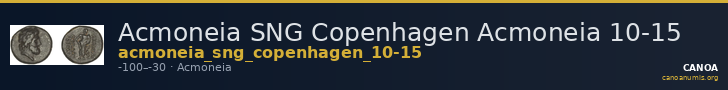 Acmoneia SNG Copenhagen Acmoneia 10-15 — CANOA