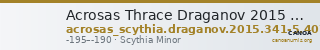 Acrosas Thrace Draganov 2015 341-5; 407-49 — CANOA