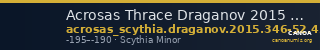 Acrosas Thrace Draganov 2015 346-52; 455-62 — CANOA