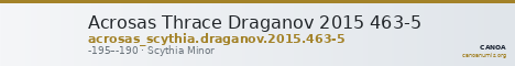 Acrosas Thrace Draganov 2015 463-5 — CANOA