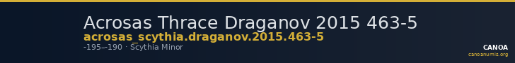 Acrosas Thrace Draganov 2015 463-5 — CANOA