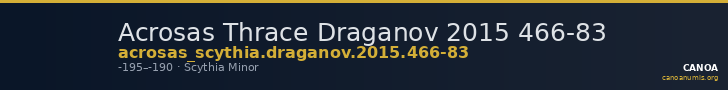 Acrosas Thrace Draganov 2015 466-83 — CANOA