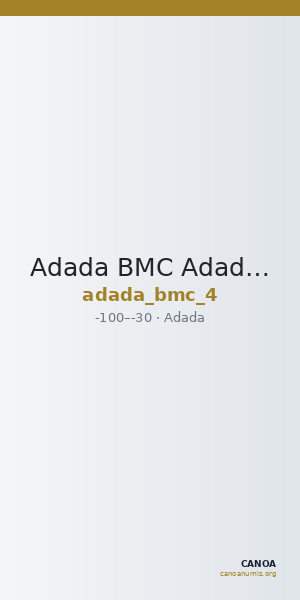 Adada BMC Adada 4 — CANOA