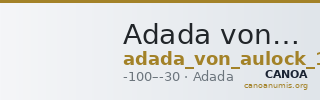 Adada von Aulock 1977 37 — CANOA