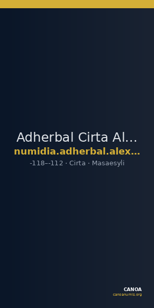 Adherbal Cirta Alexandropoulos 2007 13 — CANOA