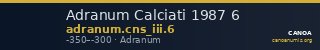Adranum Calciati 1987 6 — CANOA