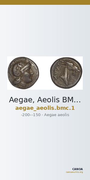 Aegae, Aeolis BMC Aegae 1 — CANOA