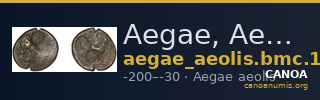 Aegae, Aeolis BMC Aegae 10 — CANOA