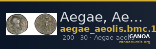 Aegae, Aeolis BMC Aegae 12 — CANOA