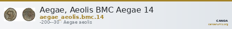 Aegae, Aeolis BMC Aegae 14 — CANOA