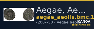 Aegae, Aeolis BMC Aegae 15 — CANOA