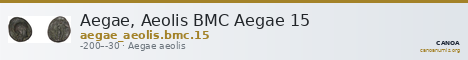 Aegae, Aeolis BMC Aegae 15 — CANOA