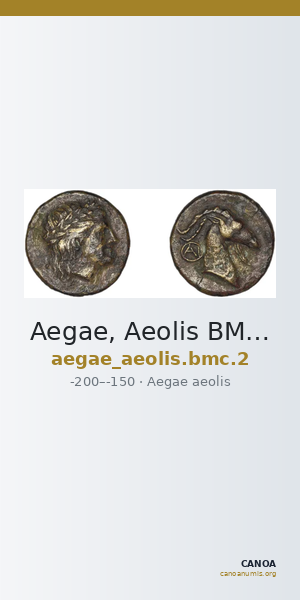 Aegae, Aeolis BMC Aegae 2 — CANOA