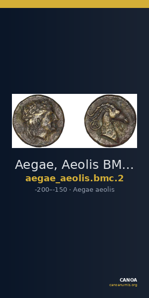 Aegae, Aeolis BMC Aegae 2 — CANOA