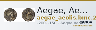 Aegae, Aeolis BMC Aegae 2 — CANOA