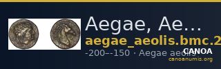 Aegae, Aeolis BMC Aegae 2 — CANOA