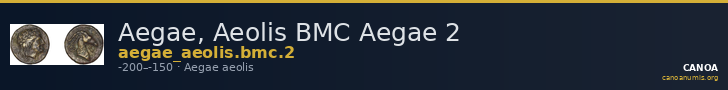 Aegae, Aeolis BMC Aegae 2 — CANOA