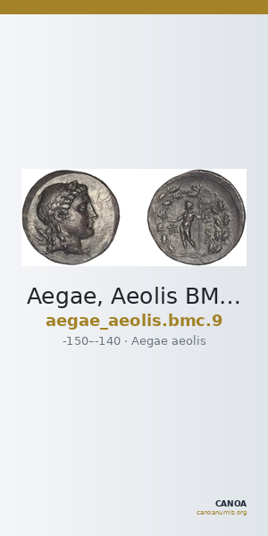 Aegae, Aeolis BMC Aegae 9 — CANOA
