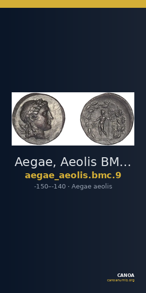 Aegae, Aeolis BMC Aegae 9 — CANOA