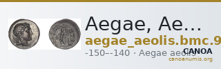 Aegae, Aeolis BMC Aegae 9 — CANOA