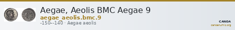 Aegae, Aeolis BMC Aegae 9 — CANOA