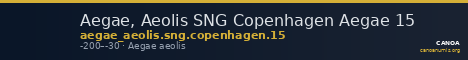 Aegae, Aeolis SNG Copenhagen Aegae 15 — CANOA